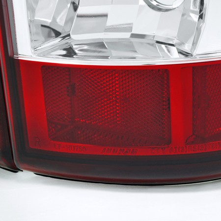 Spec-D Tuning 00-06 Chevrolet/GMC Denali/Tahoe Red Clear Tail Light LT-DEN00G2RPW-TM